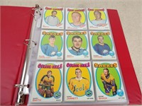 Binder of Vintage Hockey Cards