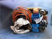 Box of Electrical Tools & Supplies