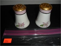 Pink Flowers Salt and Pepper Shakers