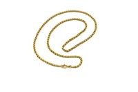 High carat gold chain necklace