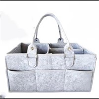 (New) (1 pack) (15" X 9" X 7") Baby Diaper Caddy