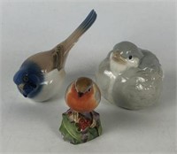 Royal Worcester, B&G and OMC Bird Figurines