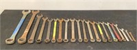 (21) Assorted Combo Wrenches