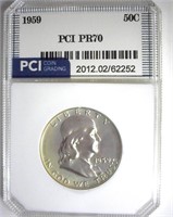 1959 Franklin PR70 LISTS $750 IN 69