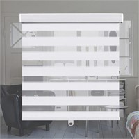 KELIXU Zebra Blinds for Windows Cordless Roller Se