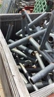 galvanized logs for chain link panels