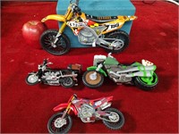 Toy Motorcycle Lot