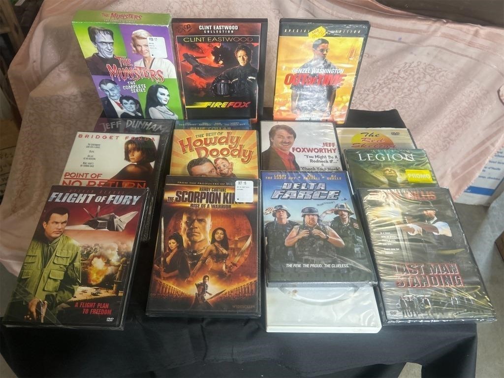 Lot of 15 DVDs/ the monsters to complete