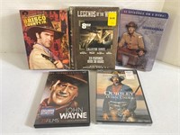Lot of Western DVDS. John Wayne. Brisco