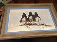 A. Kelly Pruitt print --Three horsemen