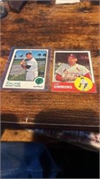 2 Cards Lot: Al Kaline #280 and Curt Simmons #22