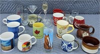 Various coffee cups & glasses