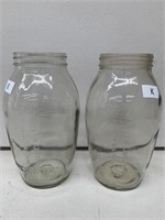 2 x Large Mid Century Allen’s Lolly Jars (no
