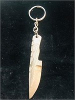 Damacus Steel Knife Key chain