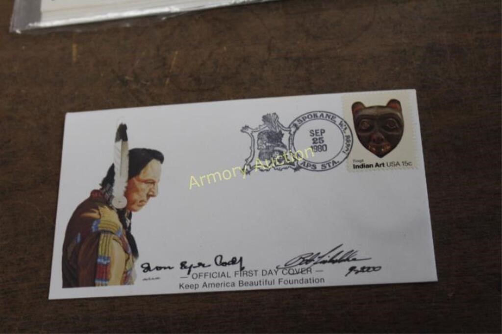 OFFICIAL FIRST DAY COVER SIGNED