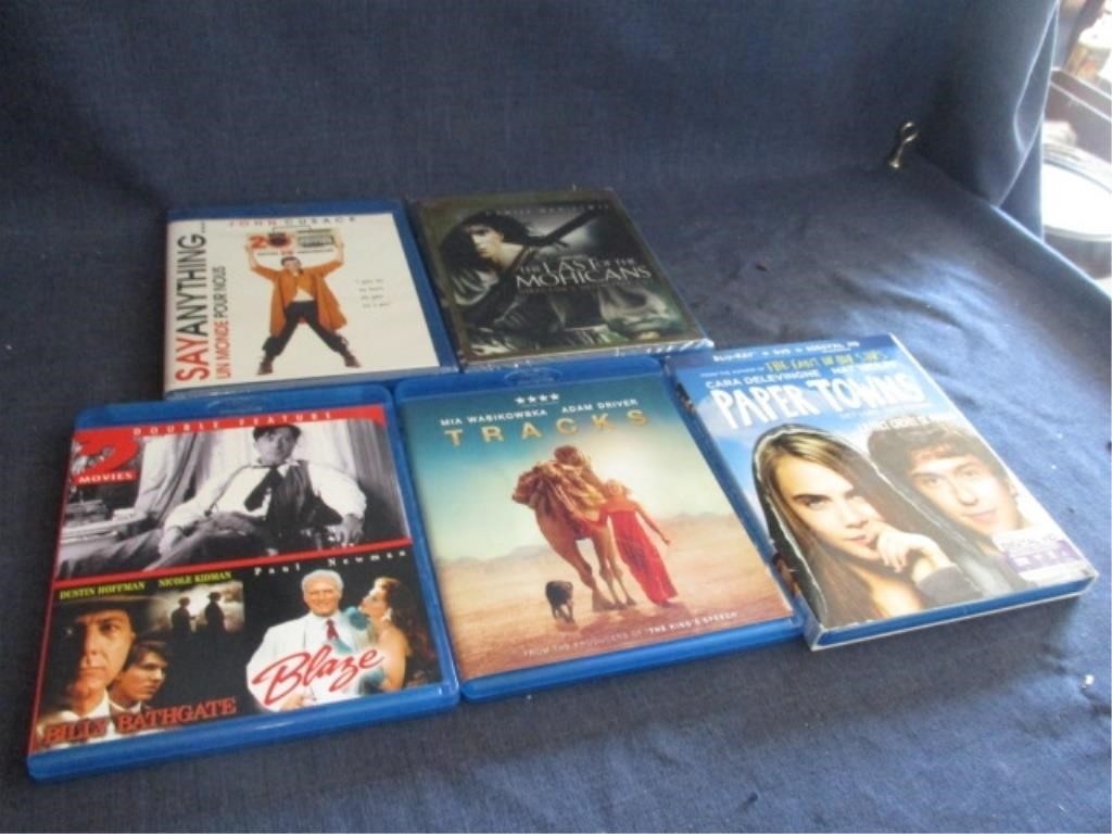 BlueRay/DVD's.