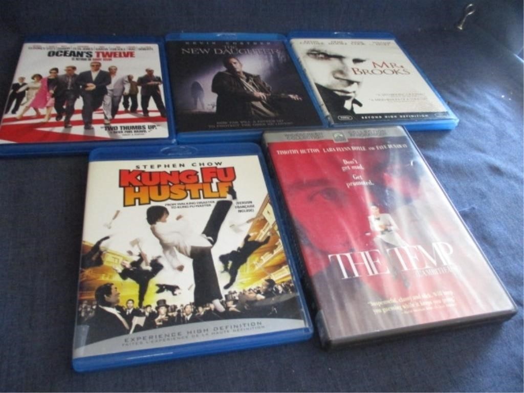 BlueRay/DVD's.