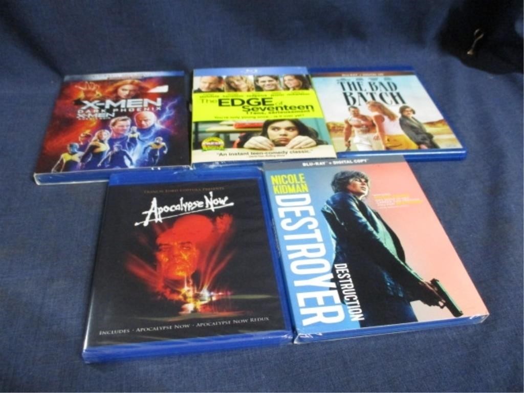 BlueRay/DVD's.