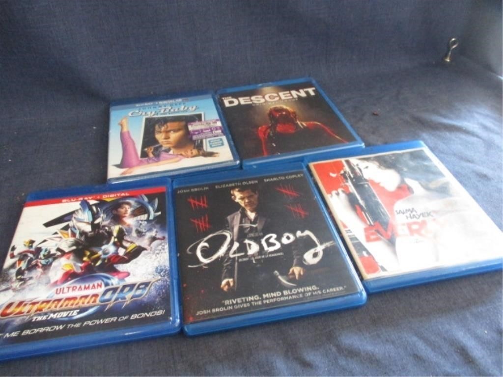 BlueRay/DVD's.