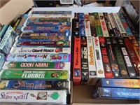 Disney VHS cassette movies.
