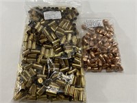 9mm Luger Brass & 9mm 115 Gr Bullets