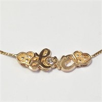 $1000 14K  1.57G Diamond 18"(0.01ct) Necklace