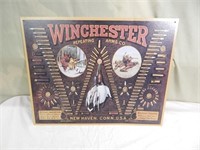 Winchester Metal Sign 16" x 12"