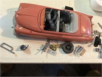 Rare plastic '53 pink Cadillac