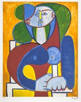 Pablo Picasso 'Seated Woman'