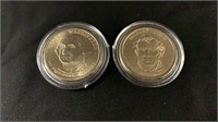 George Washington & Zachary Taylor $1. Comm. Coins