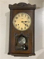 Vintage Japanese Wood Wall Clock