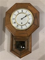 Vintage German Octagon Wall Clock