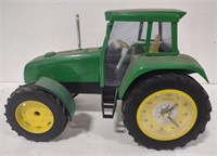 (BD) John Deere tractor clock measuring 11" long