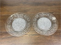 2 Princess House Fantasia Dinner Plates