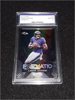 Lamar Jackson 2023 Prizm GEM MT 10 Prizmatic