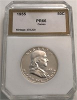 1955 PR66 Franklin Half