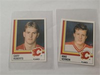 ROOKIE STICKERS VERNON AND GARY ROBERTS