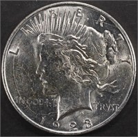 1923-D PEACE DOLLAR BU