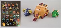 Grouping of Battle Beasts Toys and Vehicles
