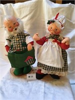 Vintage Original Annalee Hoilday Dolls