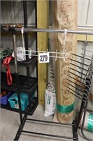 Rolling Clothes Rack & Misc.