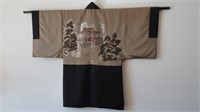 Anitque Men's Japanese Silk Komono Traditional