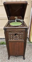Meteor Victrola Console Record Player