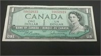 1954 Canada One Dollar Banknote