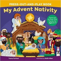 My Advent Nativity Press-Out-And-Play Book: Featur