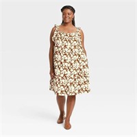 (3X) Women's Flutter Sleeveless Short Dress