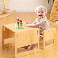 Funlio Montessori Weaning Table And Chair Set For