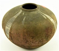 Lot #765 - Studio pottery vase. Signed on