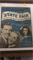 State Fair Framed Movie Bill/Advertising Sheet