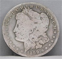 1899-O Morgan Silver Dollar.